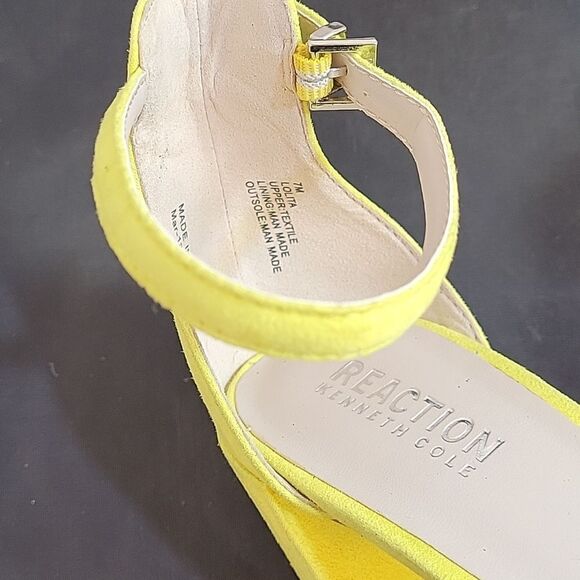 BRAND NEW REACTION KENNETH WOMEN'S CHUNKY HIGH HEEL SANDALS  OPEN TOE SANDAL G1 - Picture 13 of 16